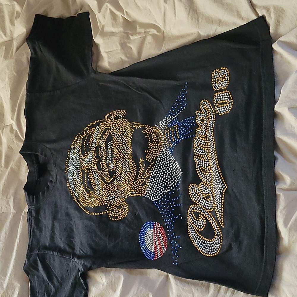 Obama 2008 studded embellished t shirt